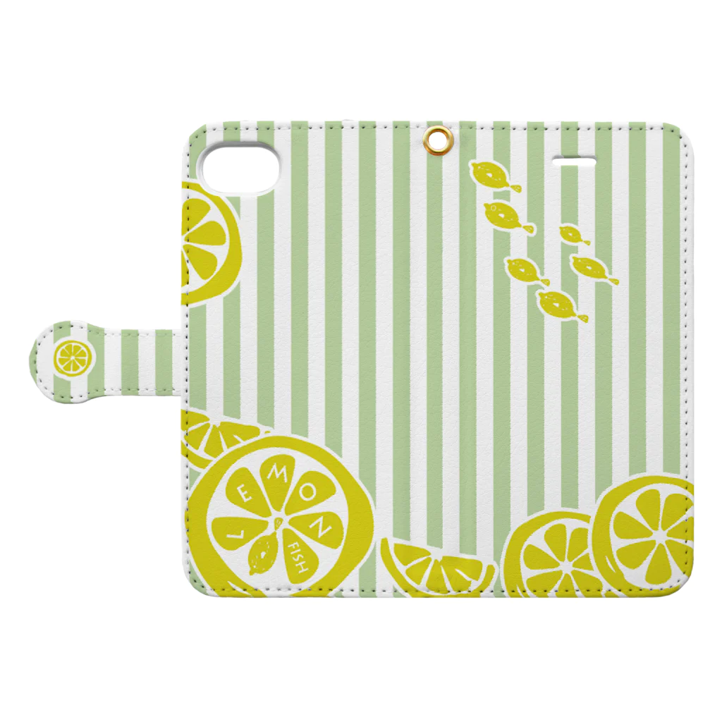 naruyuiのLEMONFISH Book-Style Smartphone Case:Opened (outside)