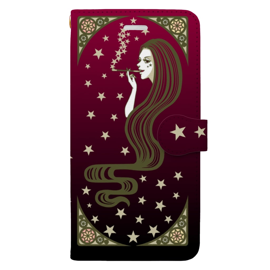 nezumumのQueen of the night Book-Style Smartphone Case