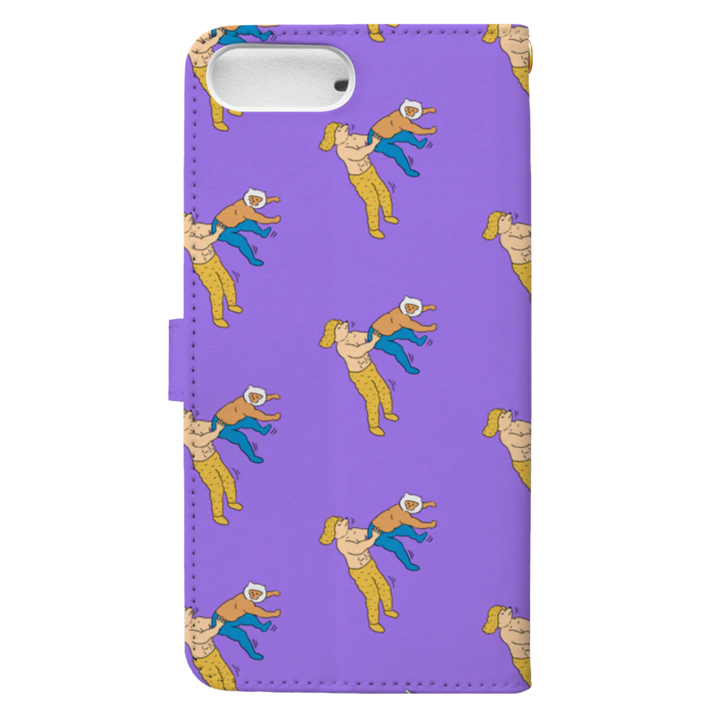 OH! MUCHA LIBREのヒップアタック Book-Style Smartphone Case :back