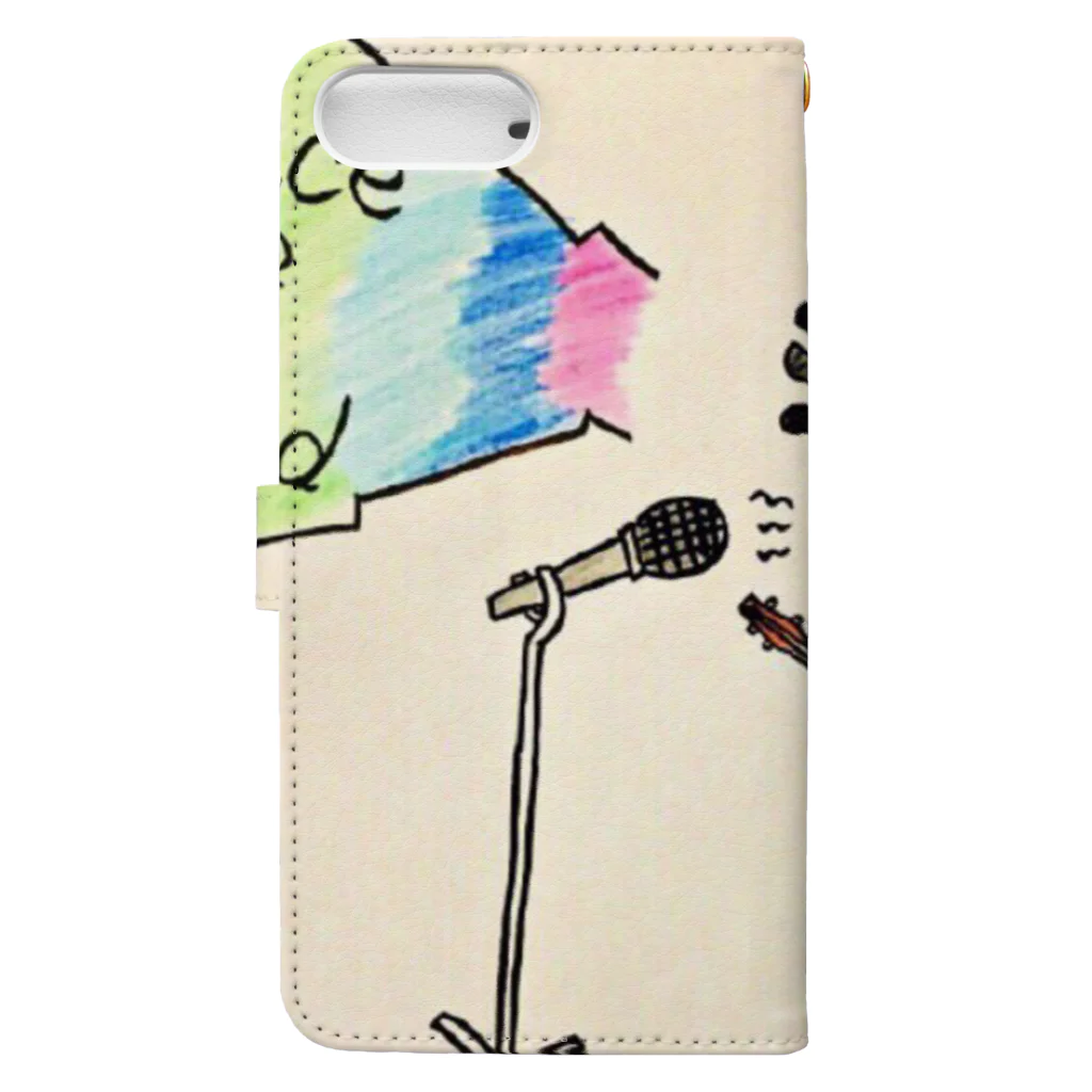 ART IS WELLのpeace of mind Book-Style Smartphone Case :back