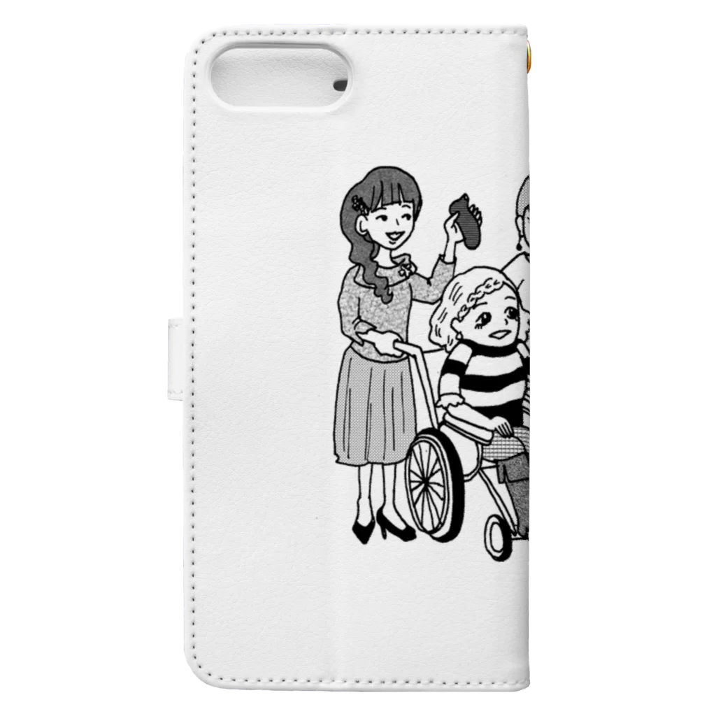 田房永子SHOPの女たちグッズ Book-Style Smartphone Case :back