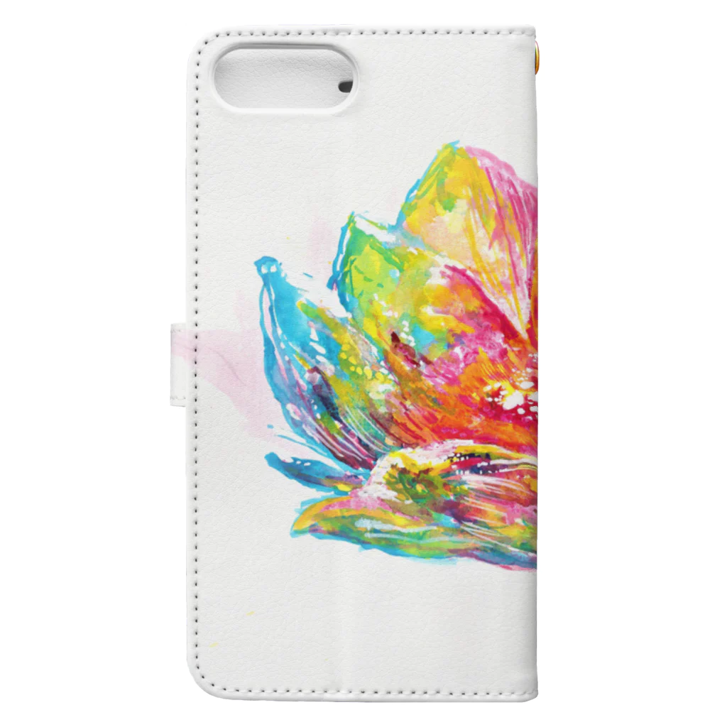 artist  soraの彩華 Book-Style Smartphone Case :back