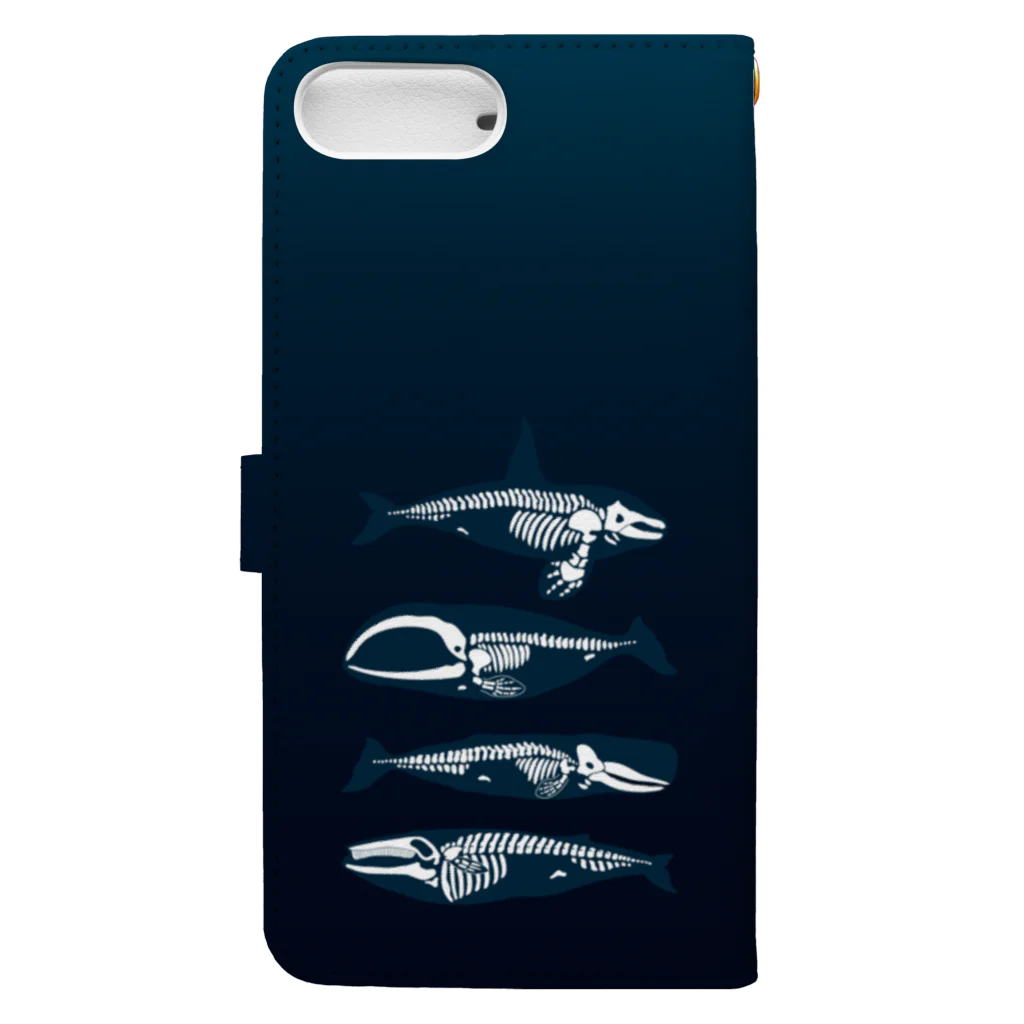 ななめやのwhalebone Book-Style Smartphone Case :back