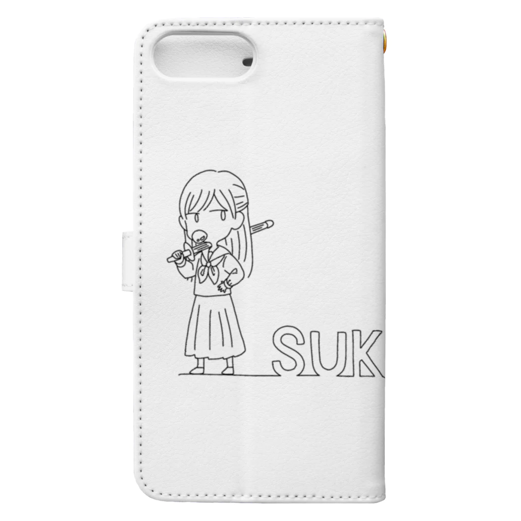 太郎のSUKEBAN Book-Style Smartphone Case :back