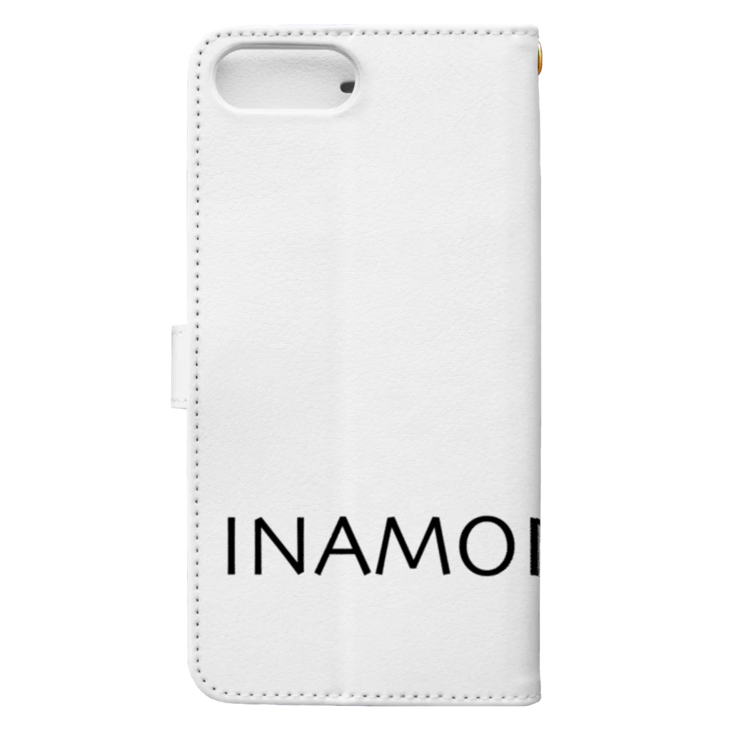 fdy.incのINAMORIANARI_BLACK Book-Style Smartphone Case :back