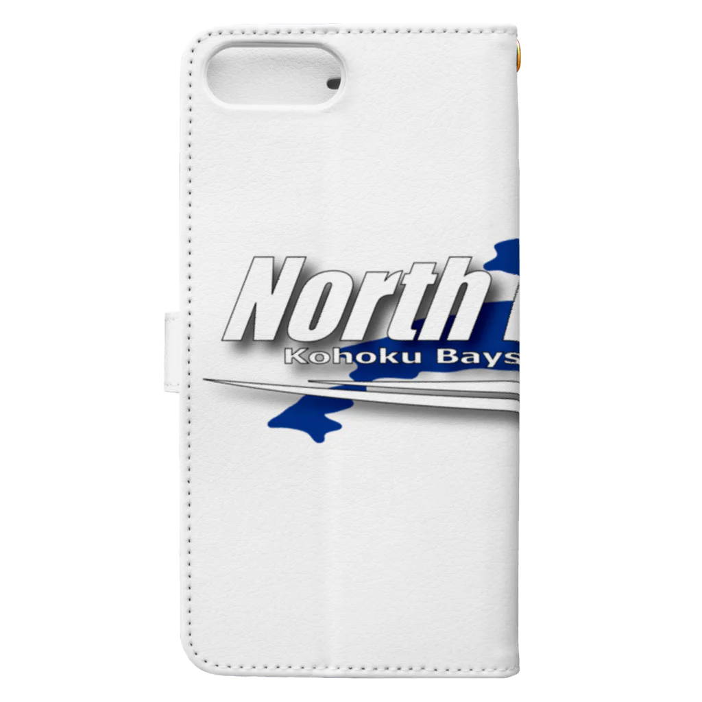 North Wave オリジナルグッズのNorth Wave 手帳型スマホケースの裏面