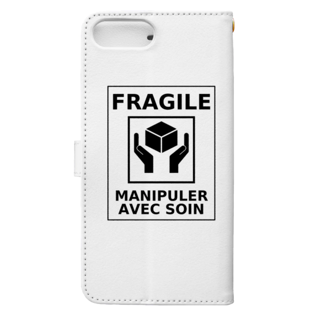 Miyanomae ManufacturingのFRAGILE Book-Style Smartphone Case :back