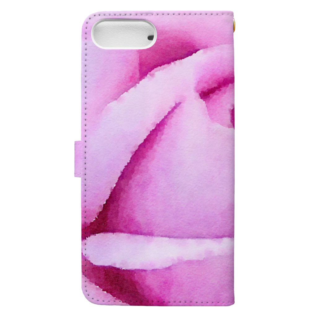 yunyunlivvyのpale violet Book-Style Smartphone Case :back