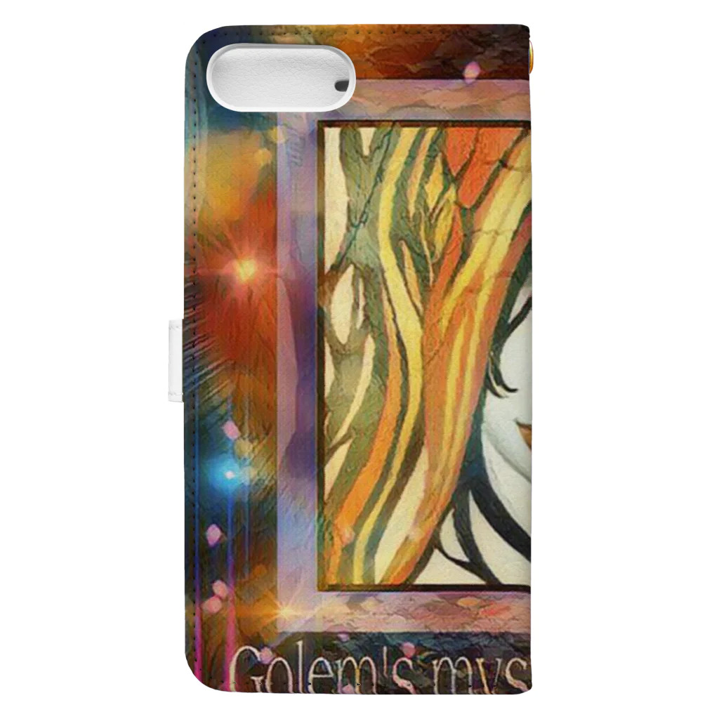 Golem オリジナル アートグッズ店のGolem mysterious carnival～妖祭version Book-Style Smartphone Case :back