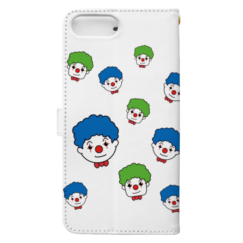 Louis.のLouis_ピエロ2 Book-Style Smartphone Case :back