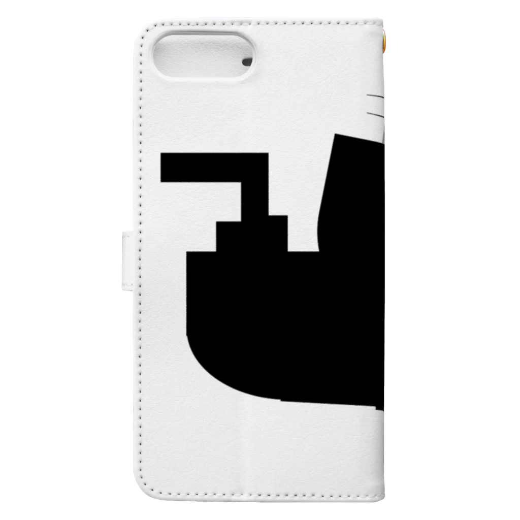 Illust-Zの船＆軍艦 Book-Style Smartphone Case :back