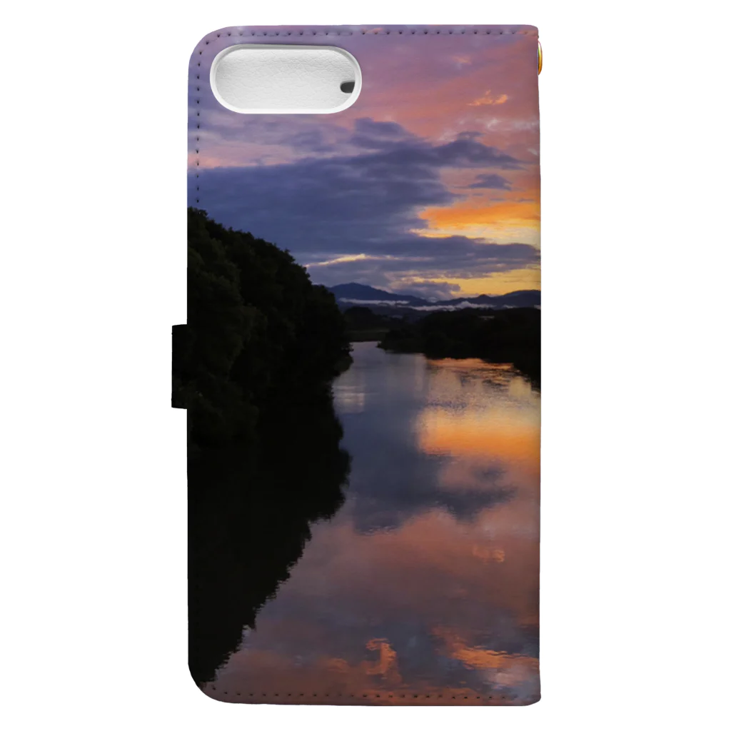 sol_JのIRUMA_River TOYOMIZU Book-Style Smartphone Case :back