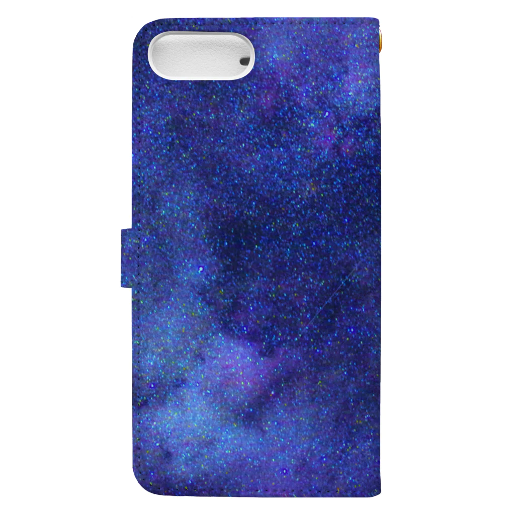 YukapasaのGalaxy Blue Book-Style Smartphone Case :back