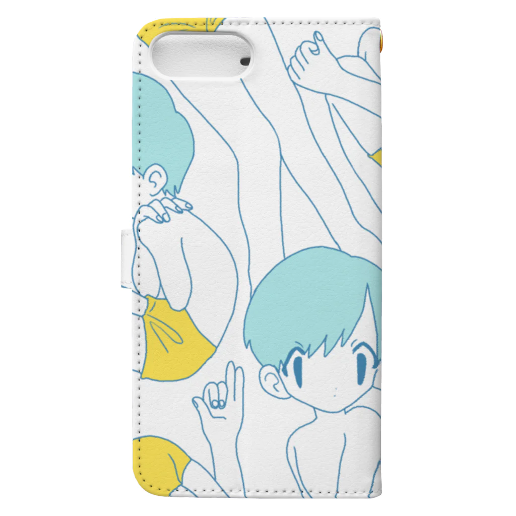 おたる屋さんのどうかな Book-Style Smartphone Case :back