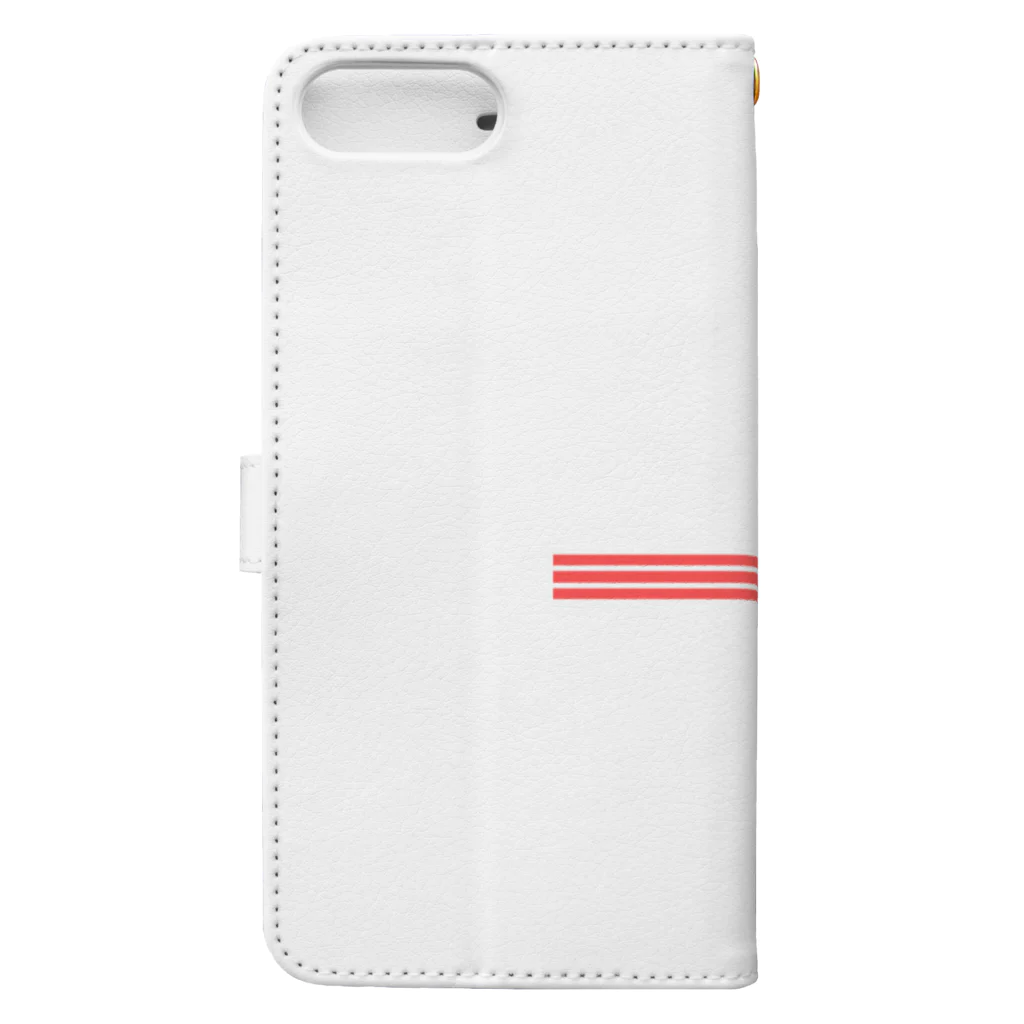 【Aphorism】-アホリズム-の【 Aphorism】チャップリン Book-Style Smartphone Case :back