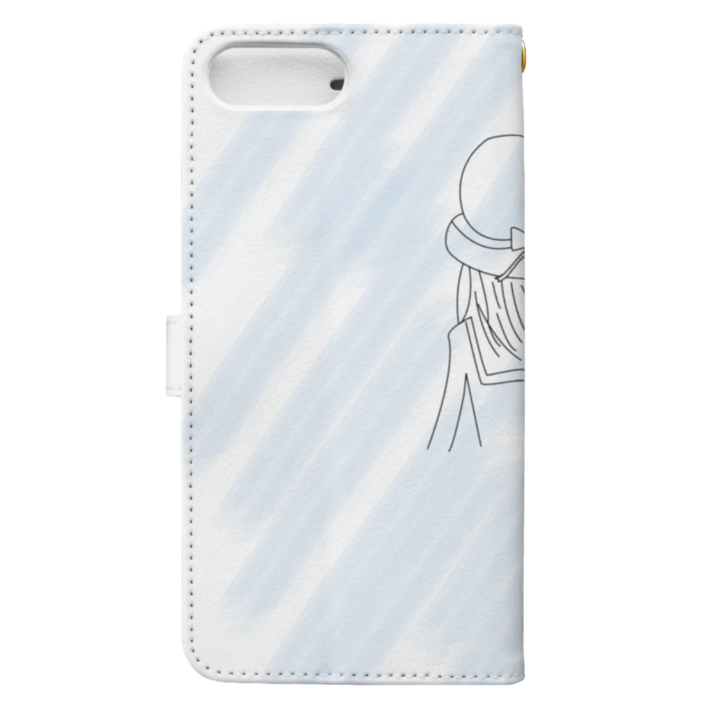 まっさんの少女 Book-Style Smartphone Case :back