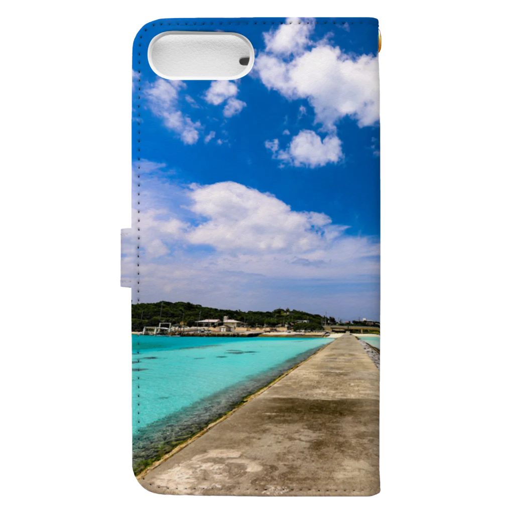 bun photographyの野甫島 Book-Style Smartphone Case :back