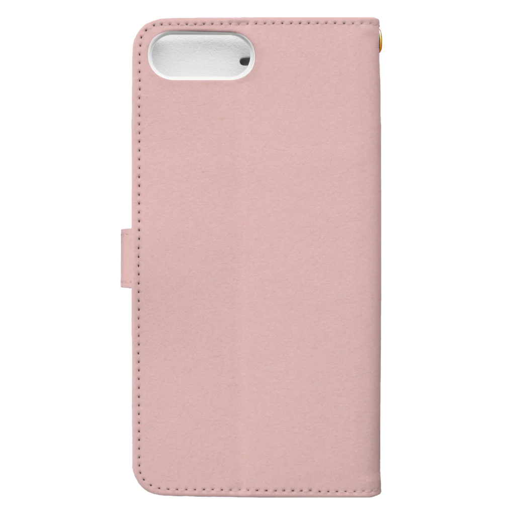 MiMiKiのぼうしの女の子 Book-Style Smartphone Case :back