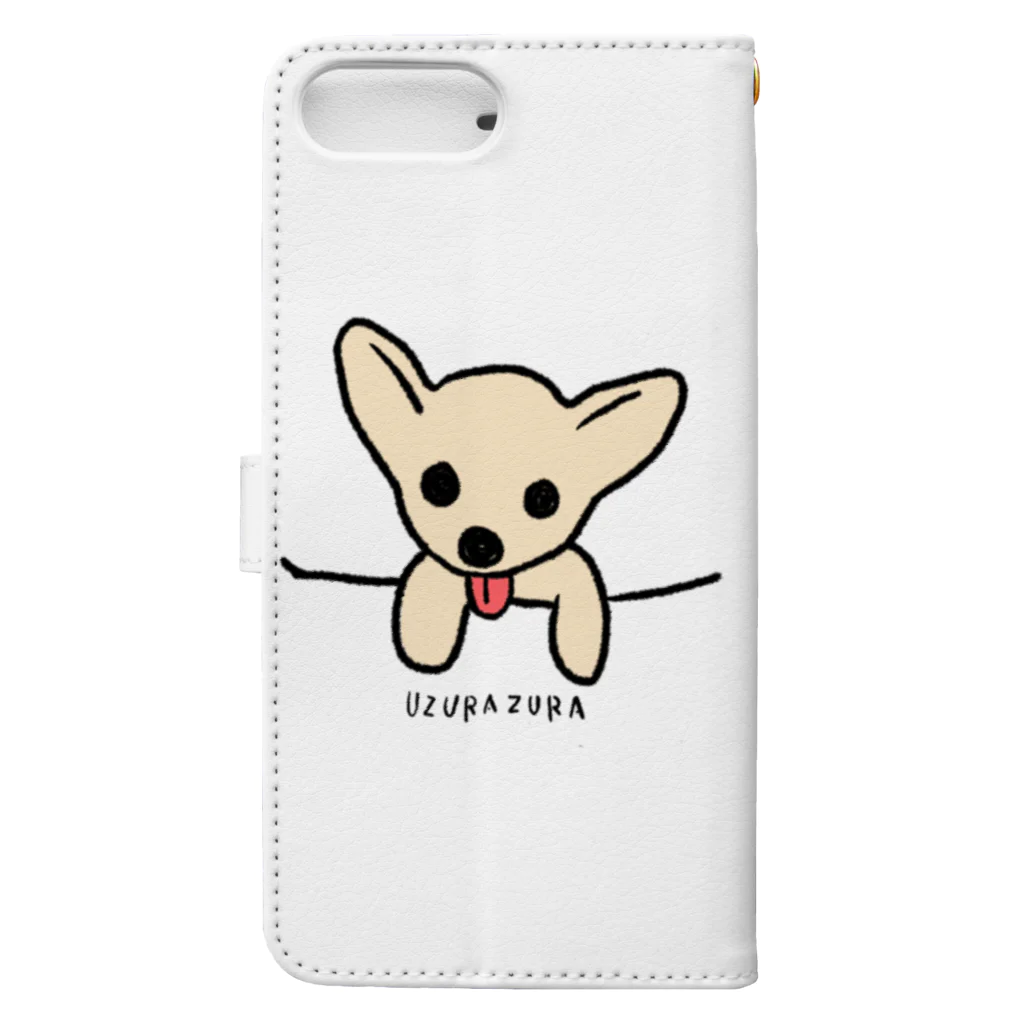 れみしま🐕のPocket  zura-chan Book-Style Smartphone Case :back