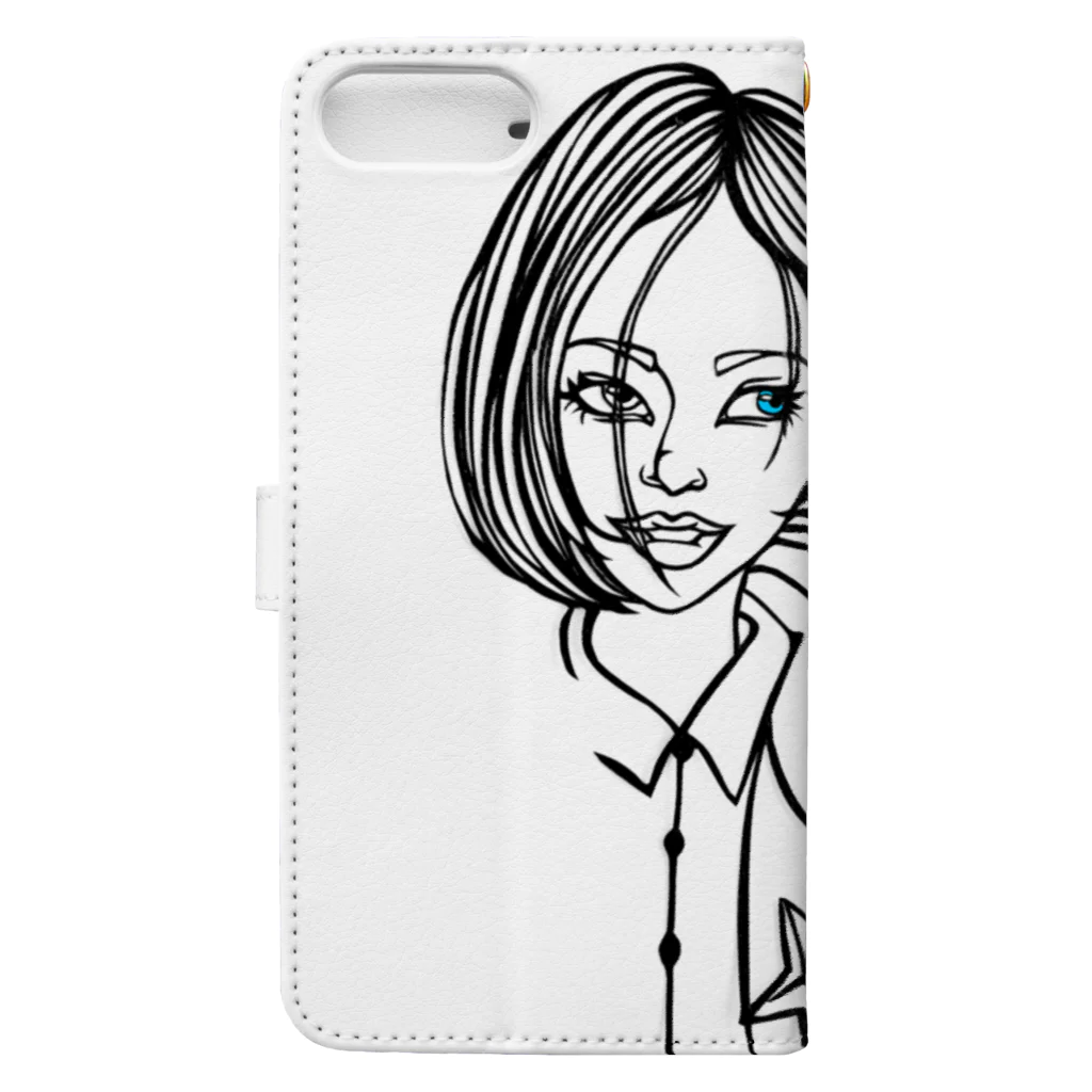 MiKkeのBe waht you want to be. Book-Style Smartphone Case :back