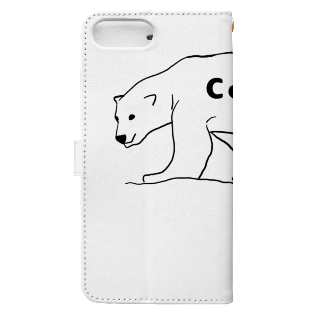 Eatn-kkのCool bear Book-Style Smartphone Case :back