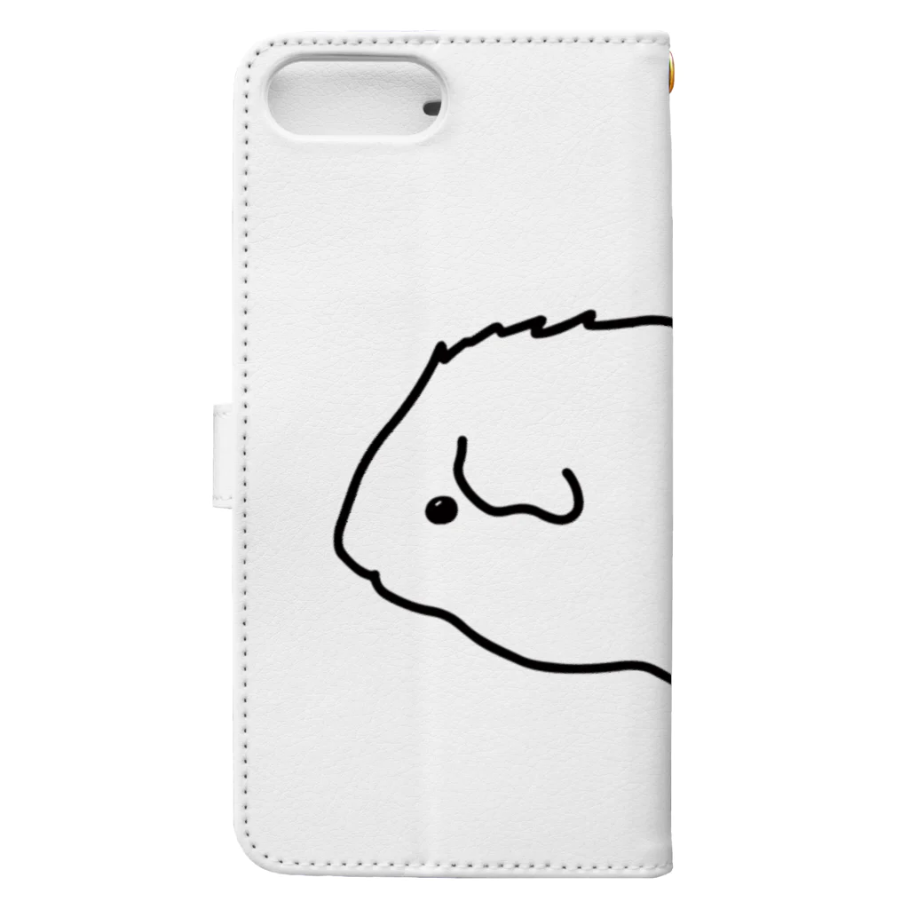 hiromimのguineapig “Wheek！” Book-Style Smartphone Case :back