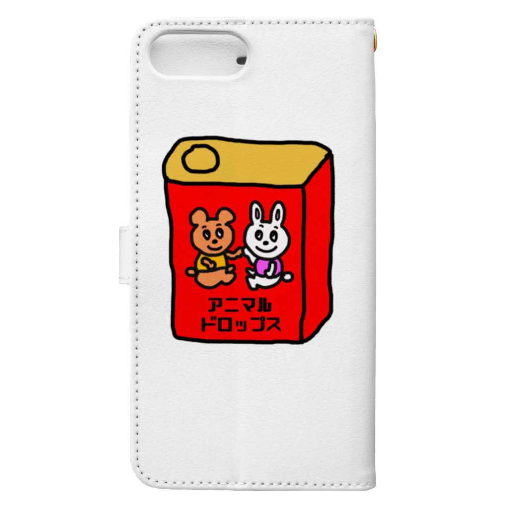Candy Candyのアニマルドロップス Book-Style Smartphone Case :back