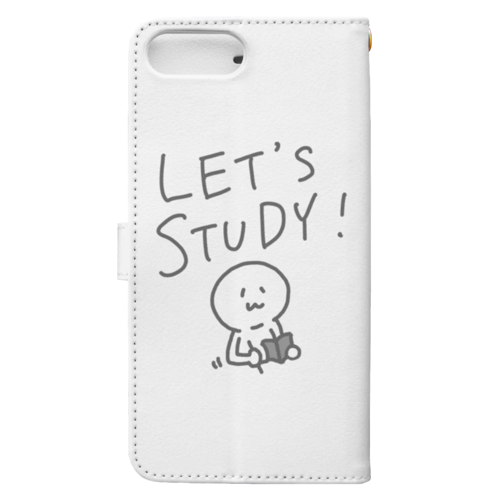 まだ生き物の部屋のLET’S STUDY Book-Style Smartphone Case :back