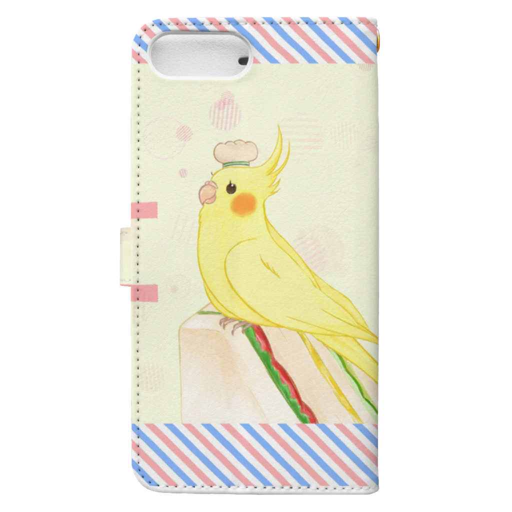 チコ* @DF 17日A-375のさちこ Book-Style Smartphone Case :back