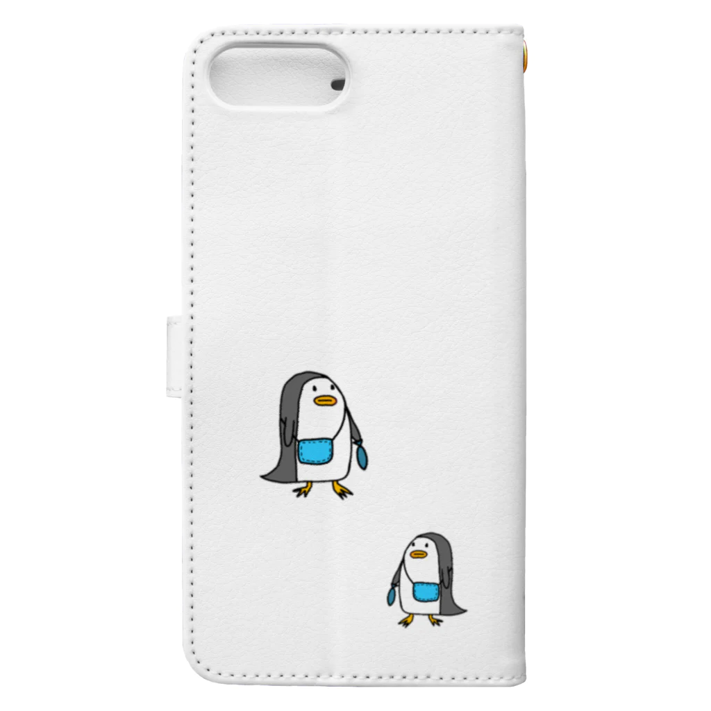 Risa*のペン・ギン太 Book-Style Smartphone Case :back