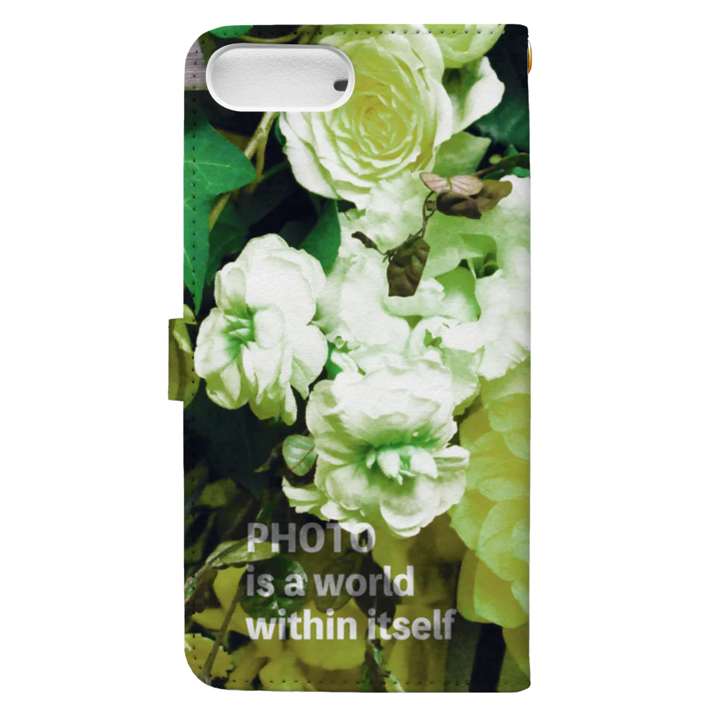 青写真のPHOTO is a world within itself Book-Style Smartphone Case :back