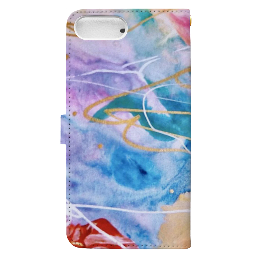 lalasandiegoのpalette.2(横ver.) Book-Style Smartphone Case :back