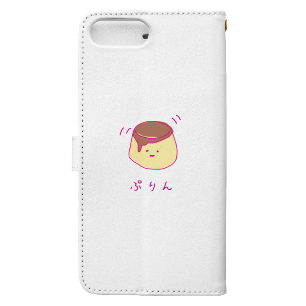 Loysa_Suunnitteluのぷりん。 手帳型スマホケースの裏面