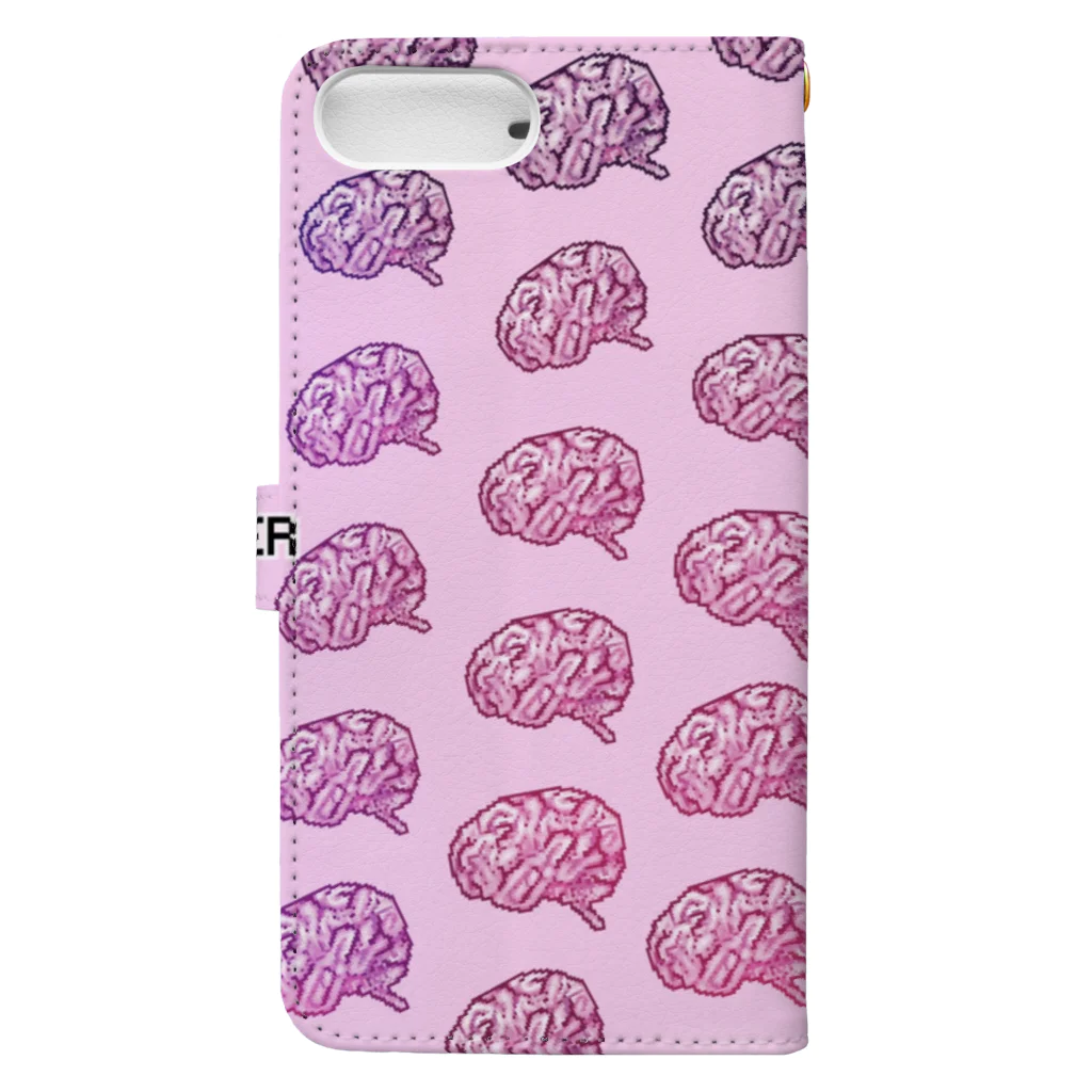 ЯMMRの脳みそ🧠 Book-Style Smartphone Case :back