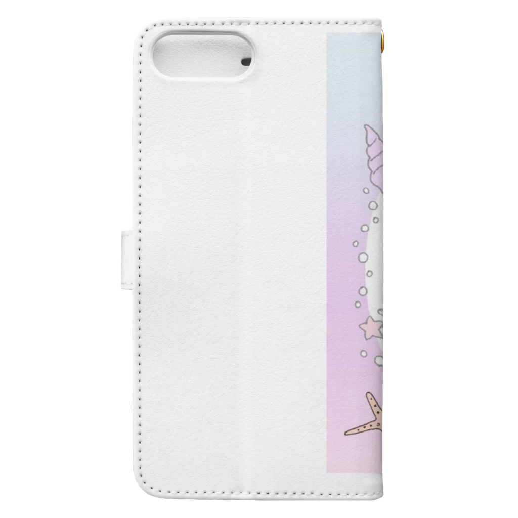 ねこのあんにんのねこのあんにんMermaid♡ Book-Style Smartphone Case :back