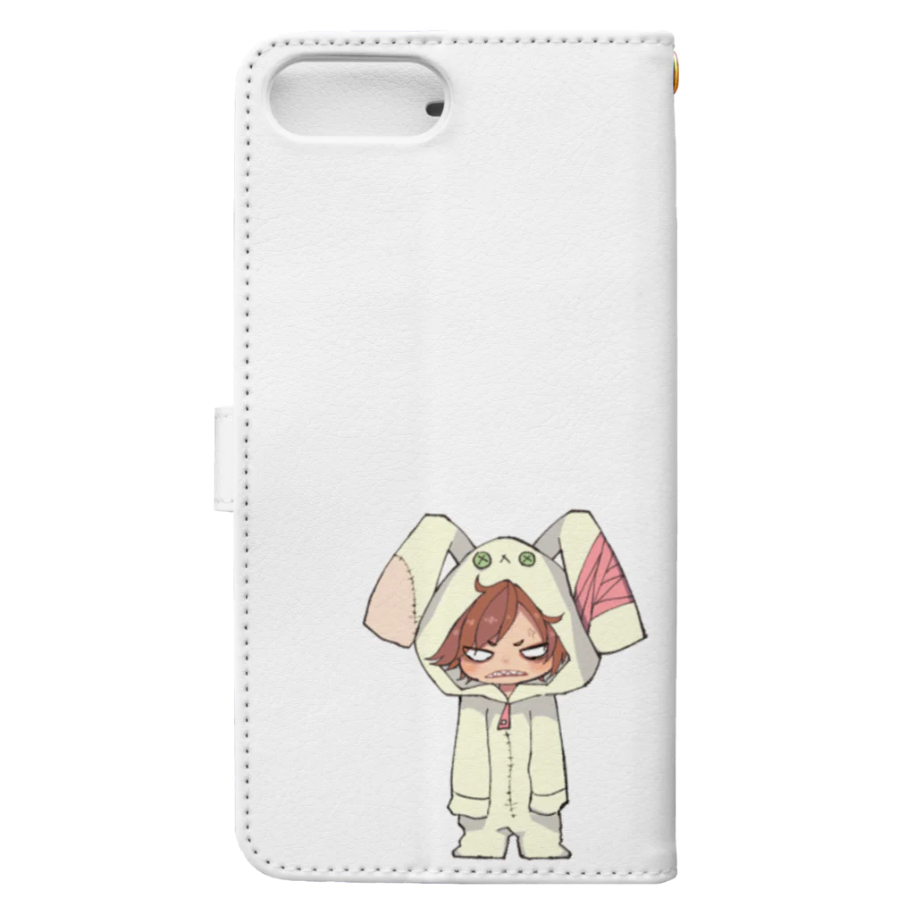 eve_abyss@フォロバ102％ゲーム、イラスト垢さんは200%でお送り致します♂♀のeve君 Book-Style Smartphone Case :back