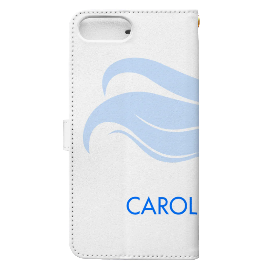 CAROL_GamingのCarolGaming(Blue) Book-Style Smartphone Case :back