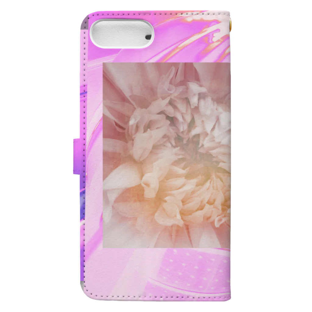 fukaseryo_designのflower steps Book-Style Smartphone Case :back