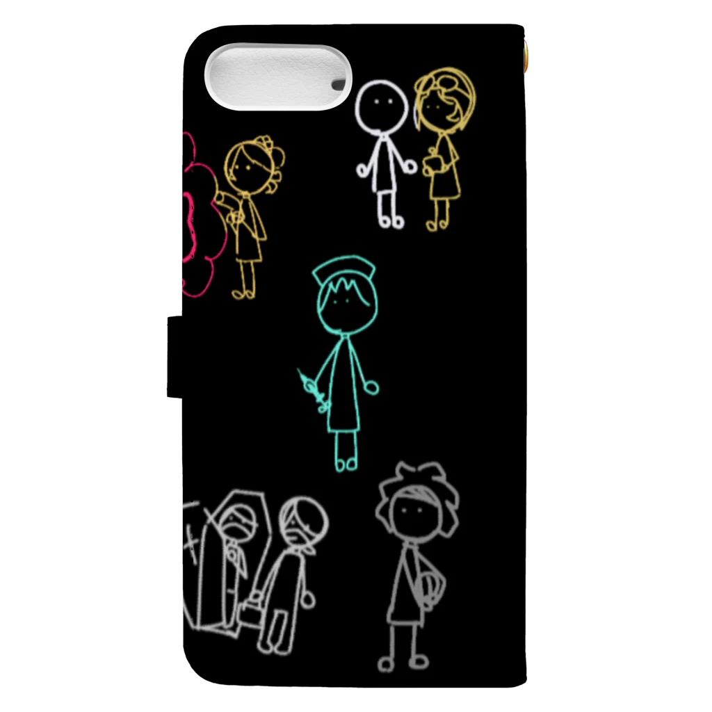 @のゆる~い第五人格(サバイバー) Book-Style Smartphone Case :back