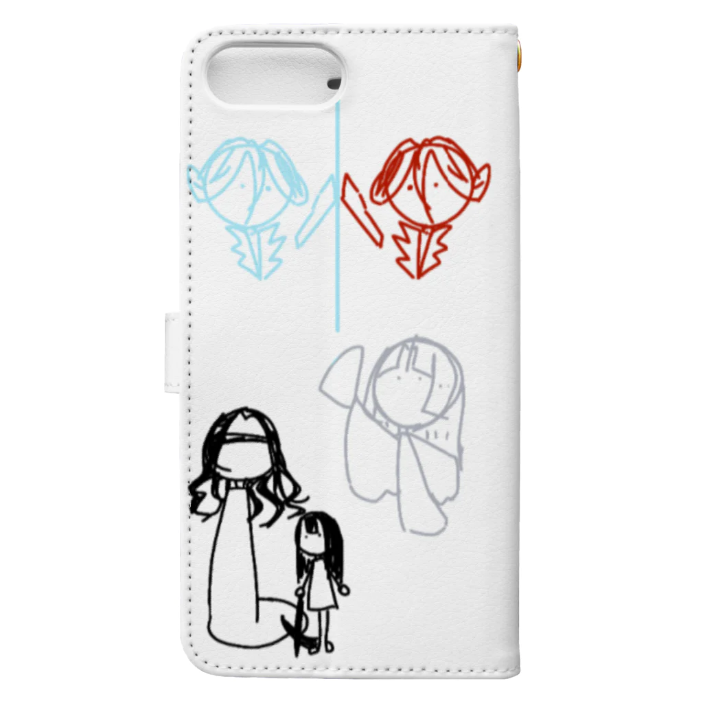 @のゆる~い第五人格(ハンター) Book-Style Smartphone Case :back