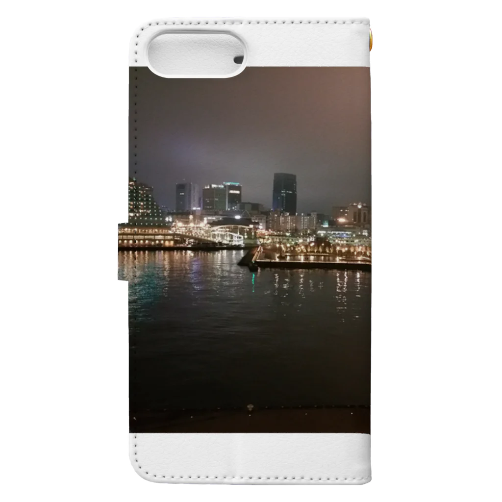 kirisimakoの港の夜景 Book-Style Smartphone Case :back