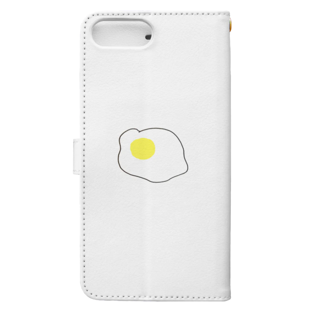 beigeのegg 手帳型スマホケースの裏面