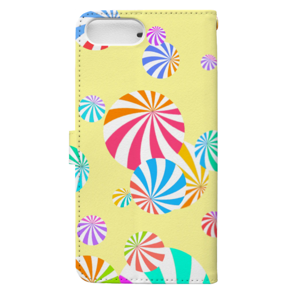 Komichiのcolorful candy 🍬 Book-Style Smartphone Case :back