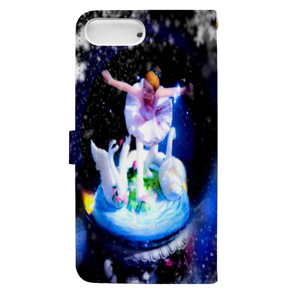 KomichiのBallerina & Swan Book-Style Smartphone Case :back