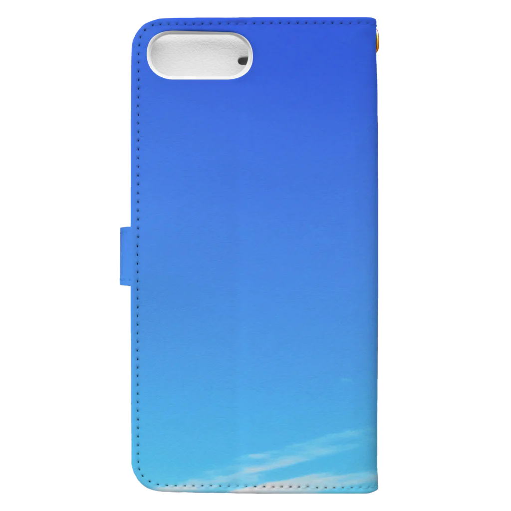 BlueFairyの青空のトリブン Book-Style Smartphone Case :back