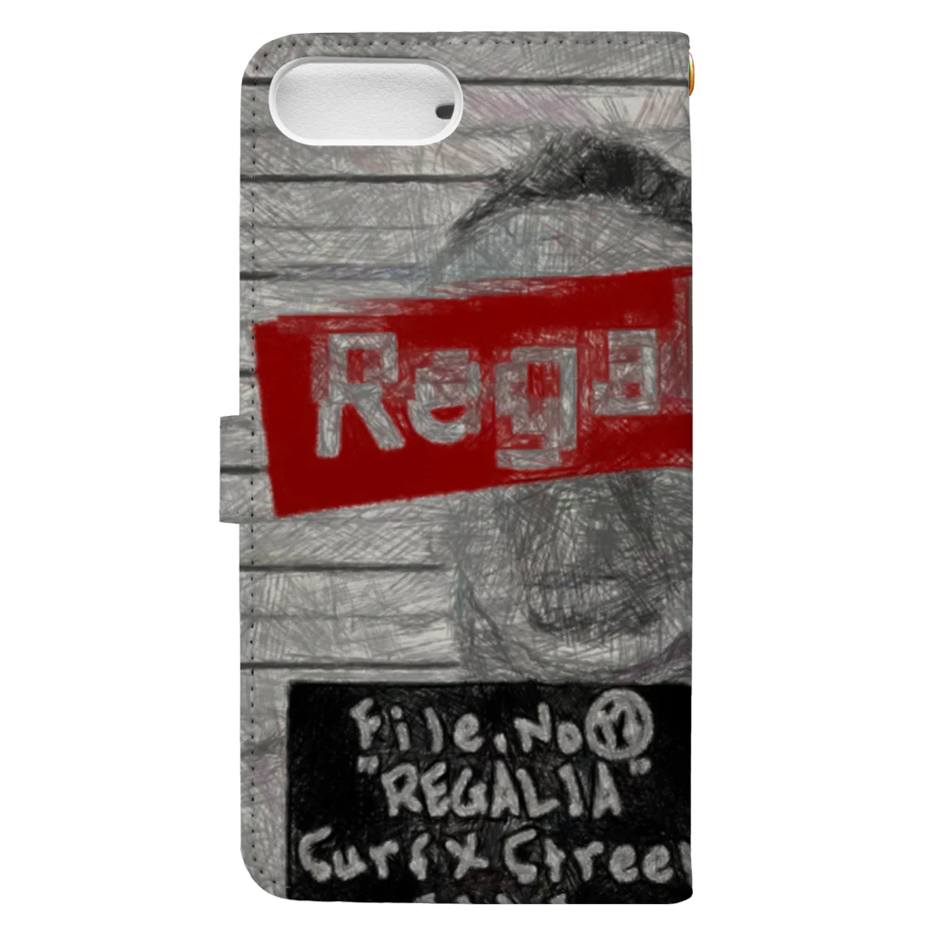 REGALIAのREGALIA mugshot Book-Style Smartphone Case :back