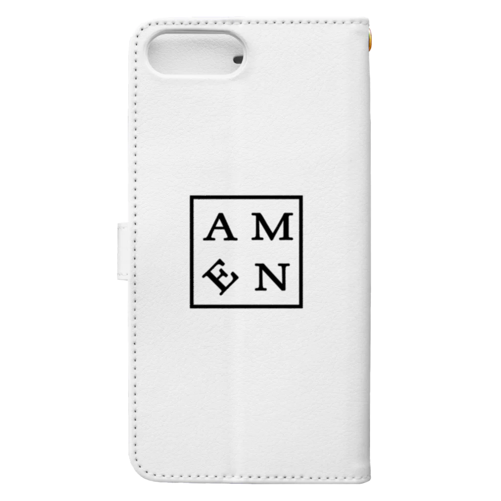 Masahiro FukuiのAMEN Book-Style Smartphone Case :back