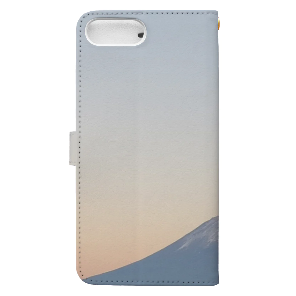 ENDER_007_Sの富士山_元旦_長 Book-Style Smartphone Case :back