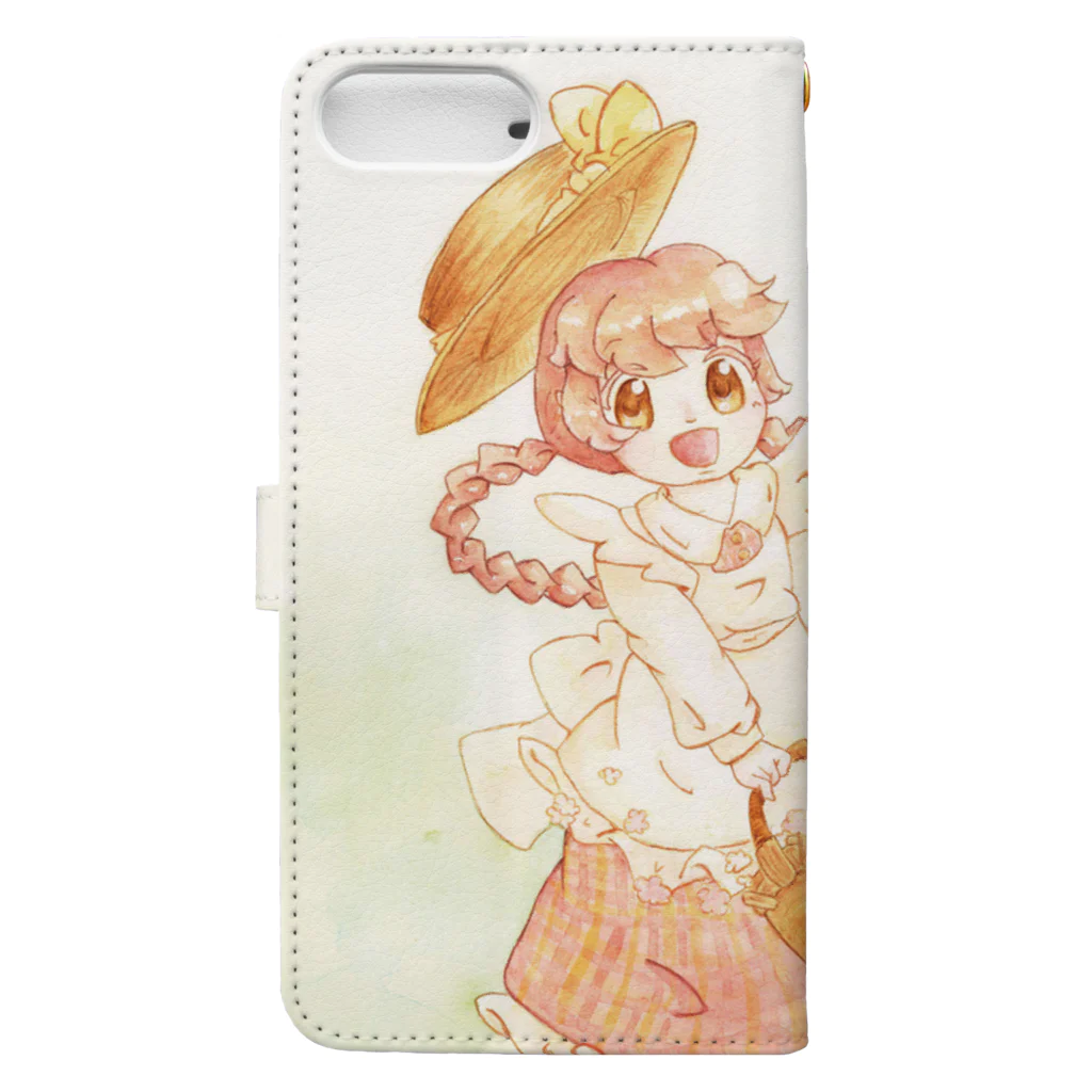 Torine_Kiichigoの赤毛の女の子 Book-Style Smartphone Case :back