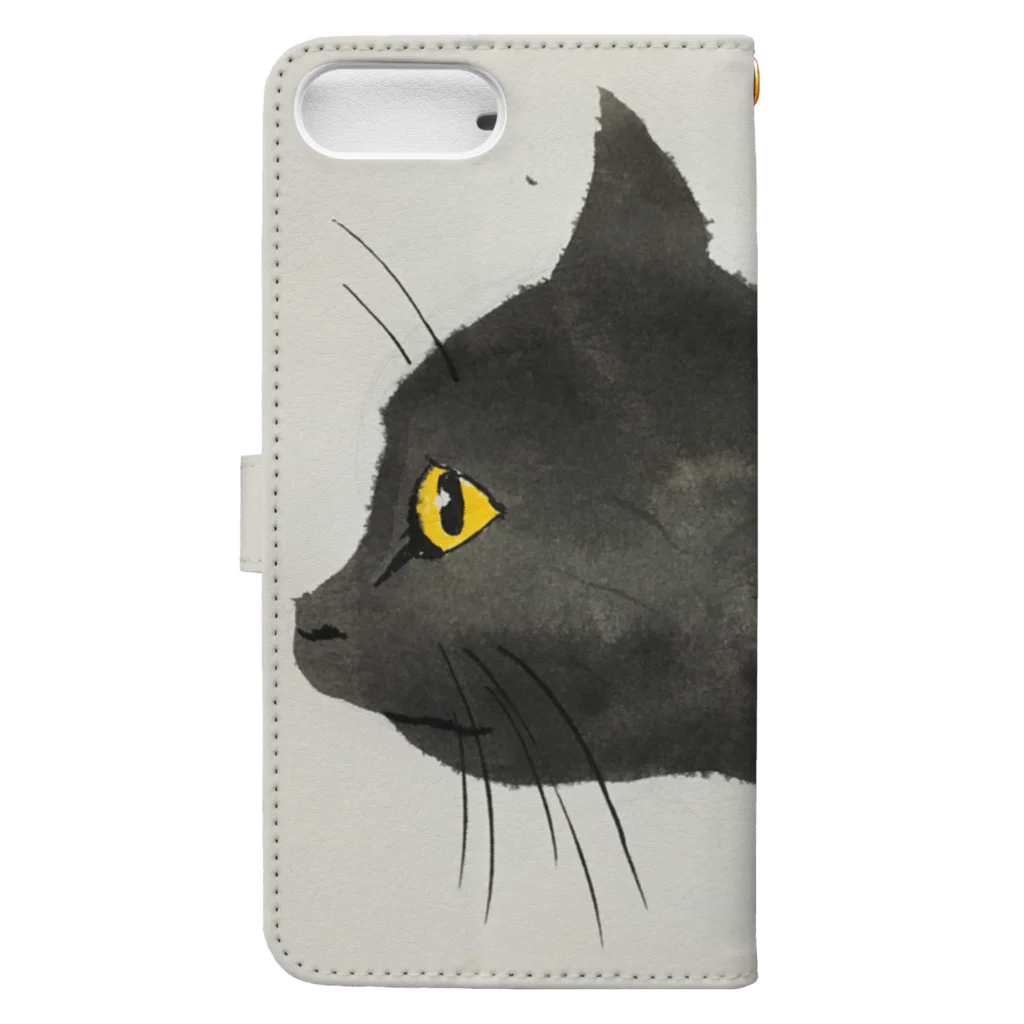 en.en.のぬーっとねこ Book-Style Smartphone Case :back